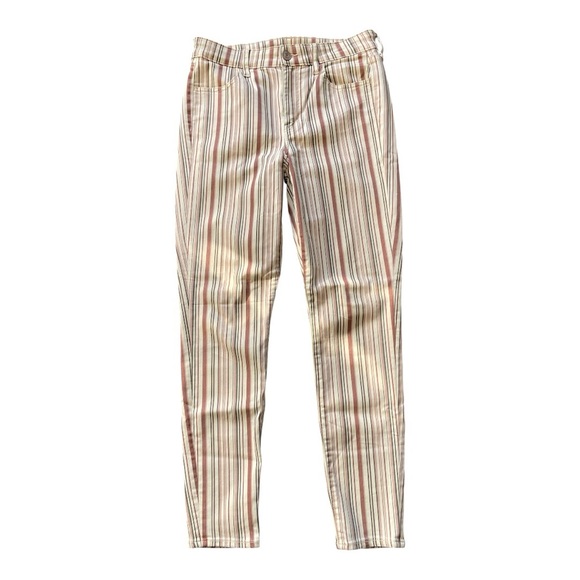 American Eagle Outfitters Denim - #007, American Eagle Next Level Stretch, striped, hi rise jegging